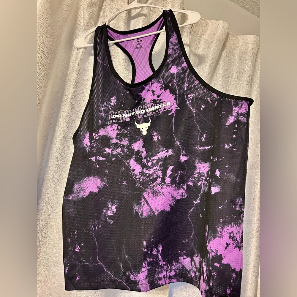 NWT Project Rock Iron Paradise tank XL Under Armour